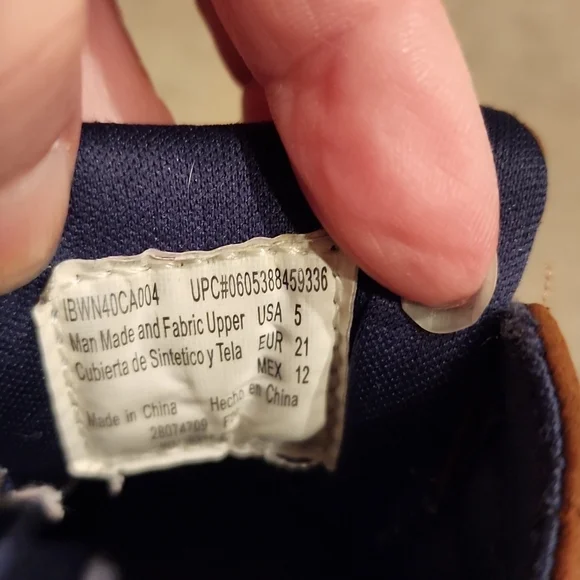 WONDER NATION Kids Brown Hi-Top Boots Size 5 - Picture 5 of 7